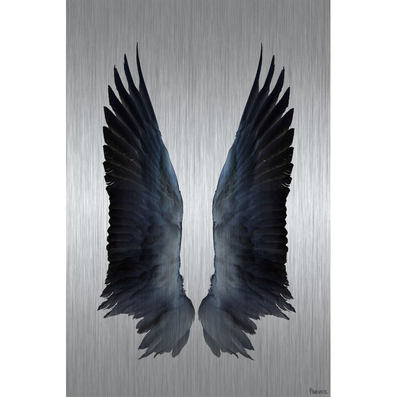 «Murchison Black Wings» par Parvez Taj - reproduction imprimée, H 60 po x l 40po x P 1,5 po