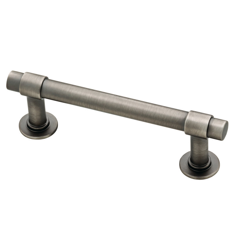 Poignée barre 3 po Francisco, Argent héritage, 3"