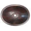 19" Oval Copper Bathroom Sink Drop In or Under Mount Perfect for a Master Bath