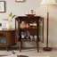 Petite armoire d'appoint en verre Retro
