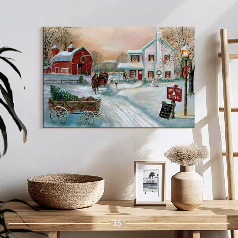 Ferme de Noël Alvord, H 16 po x l 24 po