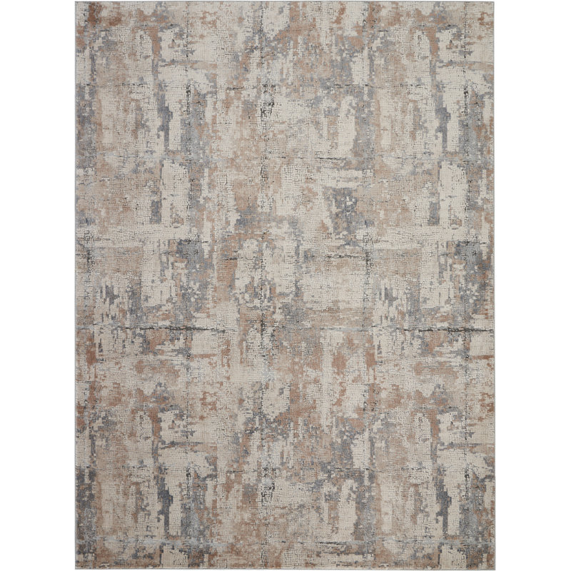 Abstract Indoor Rug, Rectangle 9'3" x 12'9"