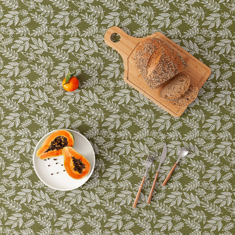 Sigismondo Dining Linens, Green, 200cm W x 140cm L