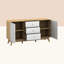 Justine 140Cm Wide 3 Drawer Sideboard-20389188
