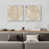White Floater Framed