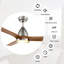 Ventilateur de plafond moderne 52 pouces à 3 pales en bois massif avec lumière et télécommande, moteur à courant continu silencieux à 10 vitesses, ventilateur de chambre à coucher, ventilateur de salon, minuterie-1387383443-1609829251