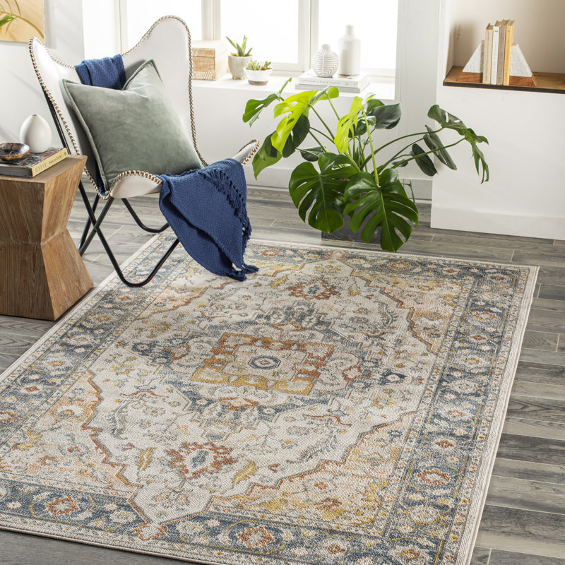 Oriental Indoor Rug, Rectangle 9'2" x 12'