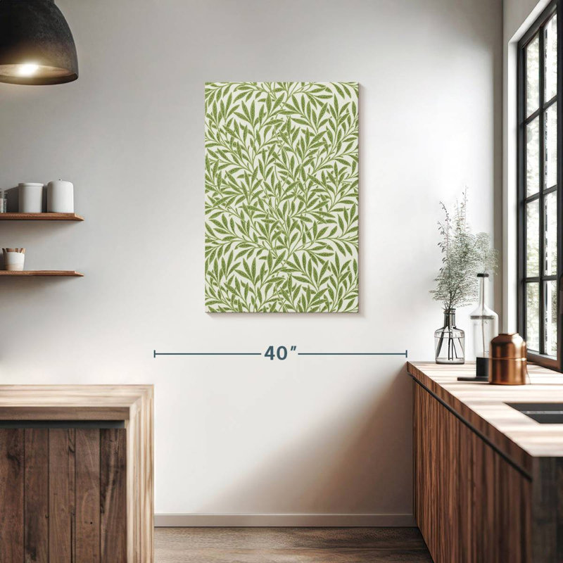 Kerner Willow Pattern, 36" H x 24" W