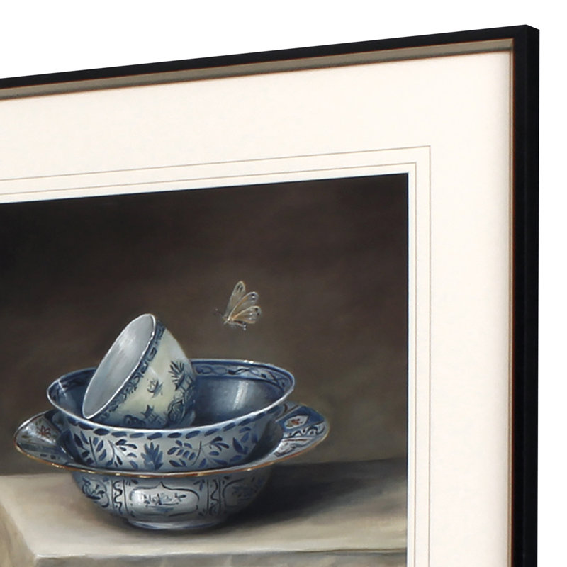 «Traditional Bowl S / 2» par Roberts - ensemble de 2 peintures simples encadrées
