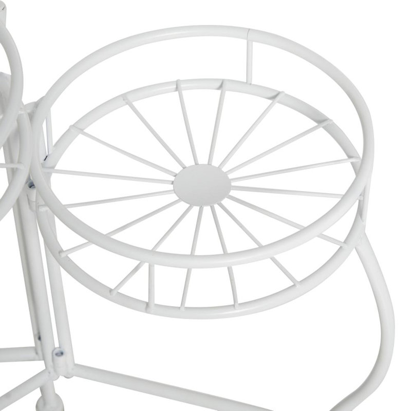 Support pour plante Aya, Blanc