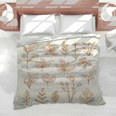 Édredon Botanical Line Art