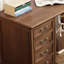 Bureau d'angle en bois massif de style européen-711777938