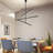 Brader 3 - Light 56 " Modern Linear LED Chandelier