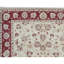 Hand-Knotted High-Quality Ivory and Red Area Rug