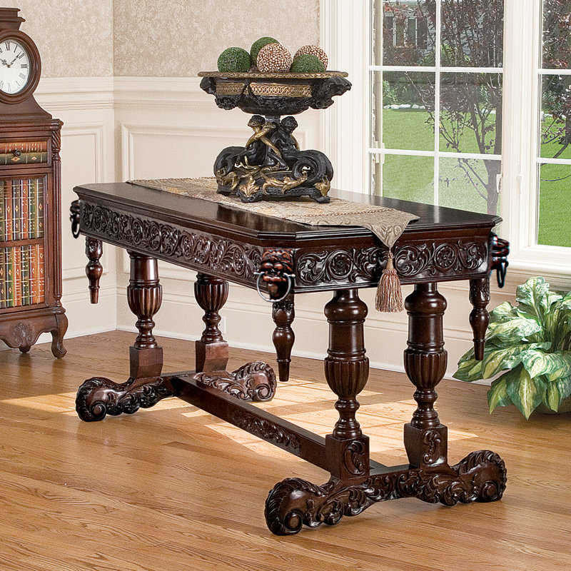 Table de bibliothèque Sir Benedict Renaissance