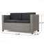 Ensemble de mobilier d'extérieur 4 pièces Puerta-1473202705-1473202707