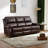 2-Piece Faux Leather Nailhead Power Reclining Living Room Set With Power Reclining Loveseat & Power Reclining Sofa-851094107