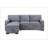 Light Grey Pull Out Sofa Bed