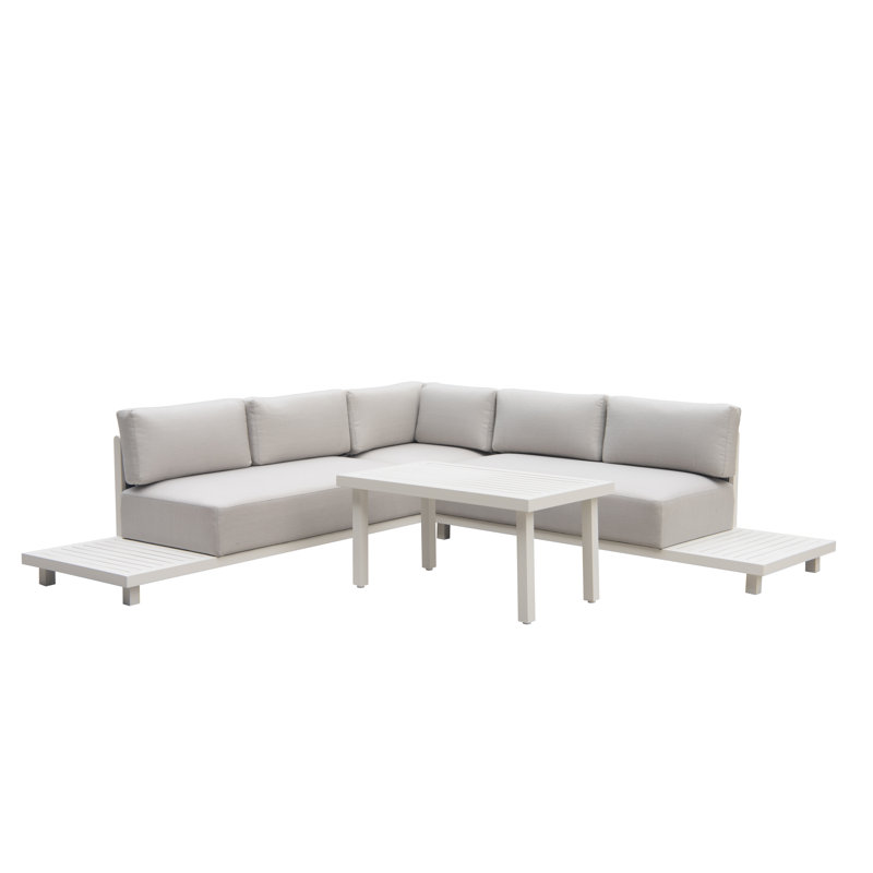 Table basse Wyndmere Barry, Blanc