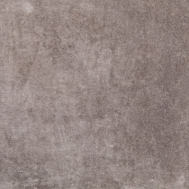 Repose-pieds carré Johnson 16 po, Velours gris