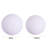 4Pcs Floating Pool Light with Remote 16 RGB Colour Changing IP68 Waterproof Battery Powered Outdoor