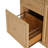 Indoor Bamboo Rolling Kitchen Island with Stainless Steel Top, 4 Drawers & Towel Rack