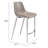 Magnus Upholstered Counter Stool with Metal Frame