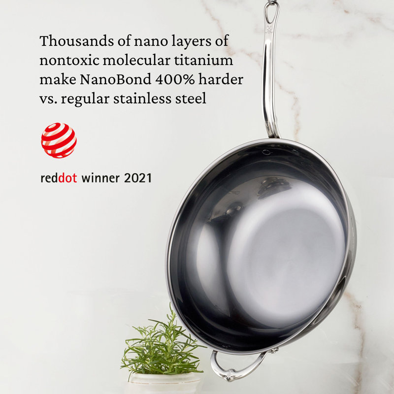 Hestan NanoBond 7.5 QT - 14" Chefs Pan w/ Helper Handle