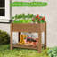 Lit de jardin surélevé en bois Behn-1046163701