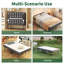 Lit pliant de 75 po x 46 po de large avec tête de lit réglable, lit escamotable extra long pour les personnes de grande taille, matelas en mousse à mémoire de forme de 5 po, lit d'invité robuste sur roulettes, lit simple spacieux