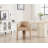 Rafaelof Fully Assembled Solid Wood Barrel Arm Dining Chair -85038565