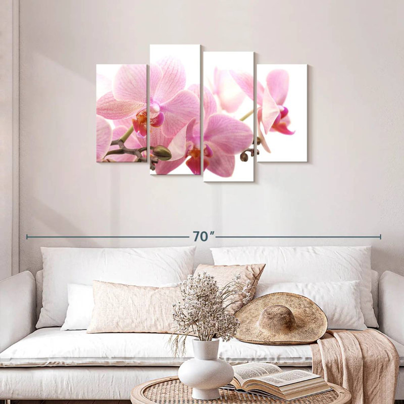 Harnek Dreamy Violet Orchids, 27" H x 43" W