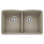 Diamond SILGRANIT 32" L x 19.36" W Double Basin Undermount Kitchen Sink