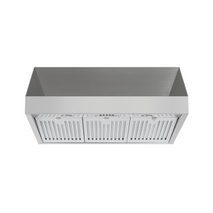 Hotte murale convertible 36 pouces 600 CFM en acier inoxydable