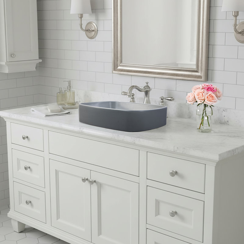 Regatta 24'' L Bathroom Sink, Concrete