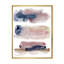 Beige rose et nuages bleus - peinture sur toile à cadre flottant-59852630-59852629