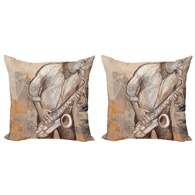 Raahill Square Scatter Cushion Cover, 18"H x 18"W