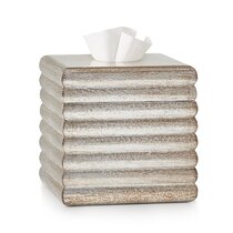 Tissue Box Cover Black Thermal Oak Wood Veneer – Rectangular Regular Medium  Size - The Tissue Box Cover Store