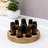 10-Slot Round Essential Oil Bottle Storage Display Rack