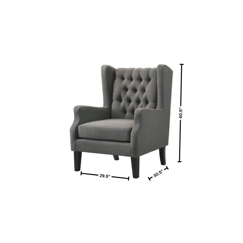 Fauteuil à oreilles Wildon Home®