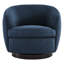 Fauteuil demi-tonneau pivotant rembourré Marcy-101378035