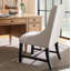 Chaise d'appoint rembourrée blanche Mya-98177798