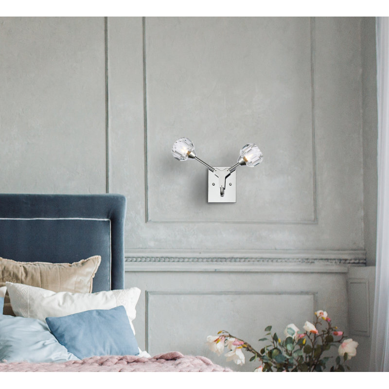 Armed Sconce, Chrome