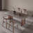 Taore Solid Wood Base Dining Table-797916984