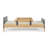 dadada Fun Bed - Twin Bed Frame for Kids & Toddlers - Graphite/Red Oak-106926669