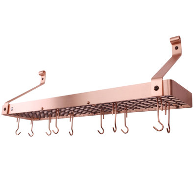 Handcrafted Gourmet Wall Mounted Pot Rack