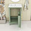 Meuble-lavabo simple autoportant en bois Marsallo avec lavabo en céramique et porte à fermeture en douceur-632743153