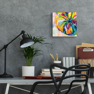 Art mural en verre «Engager» par Jeanette Vertentes