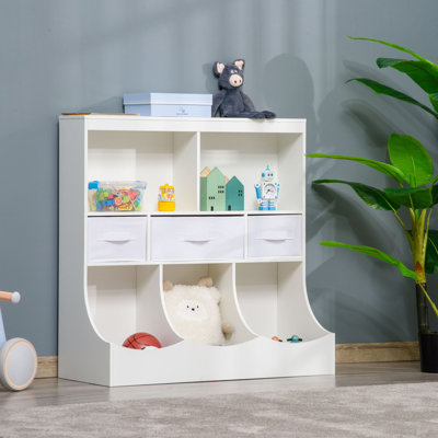 Bibliothèque pour enfants, armoire de rangement pour jouets, bibliothèque pour enfants avec tiroirs pour jouets, vêtements, livres