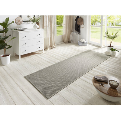 Flatweave Light Grey Rug